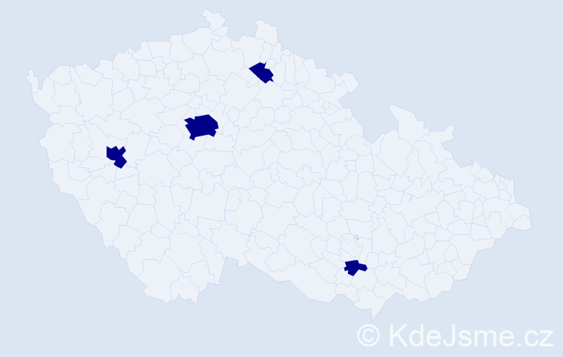 Jméno: 'Quang Tam', počet výskytů 4 v celé ČR