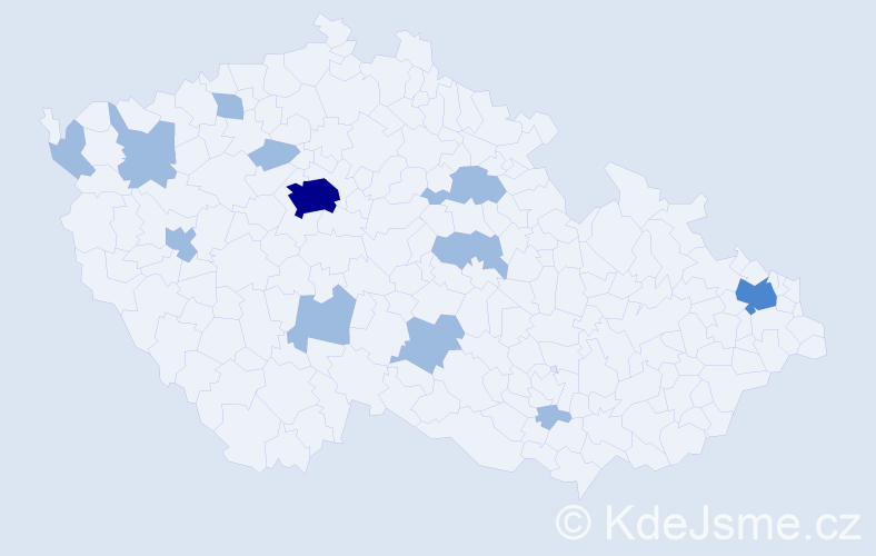 Jméno: 'Ngoc Khanh', počet výskytů 16 v celé ČR