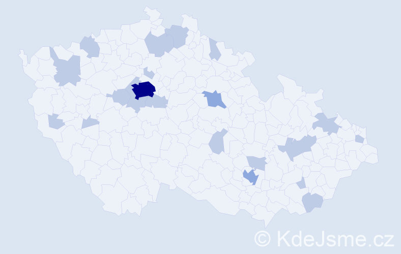 Jméno: 'Vladyslav', počet výskytů 32 v celé ČR