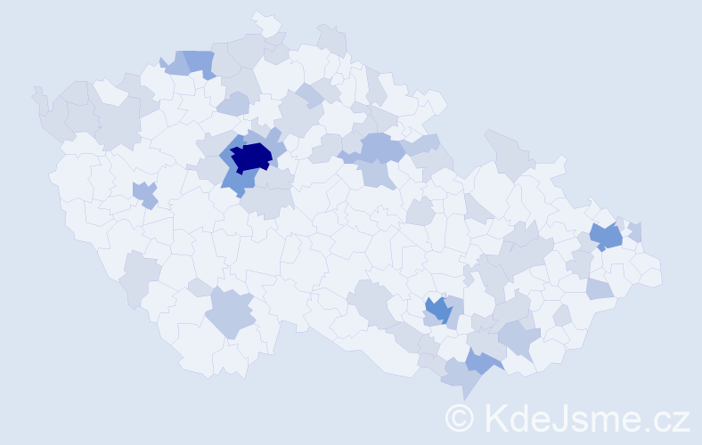 Jméno: 'Lilian', počet výskytů 126 v celé ČR