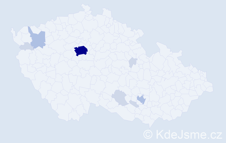 Jméno: 'Rade', počet výskytů 23 v celé ČR