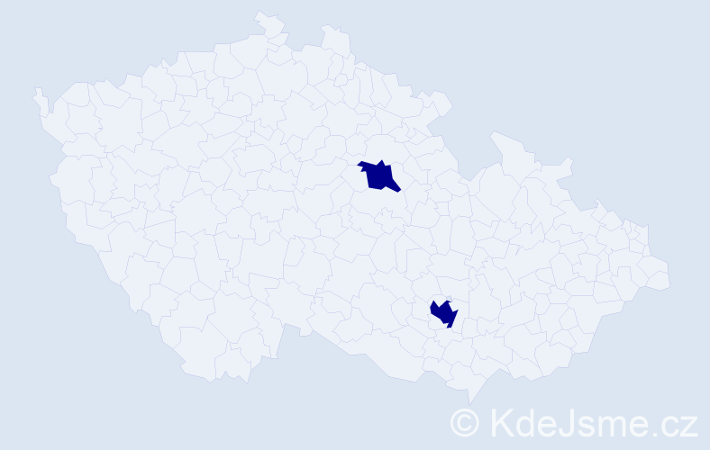 Jméno: 'Thomas Karel', počet výskytů 2 v celé ČR