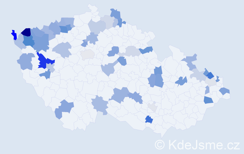 Jméno: 'Anneliese', počet výskytů 74 v celé ČR