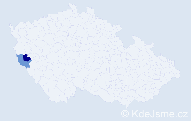 Jméno: 'Johann Josef', počet výskytů 2 v celé ČR