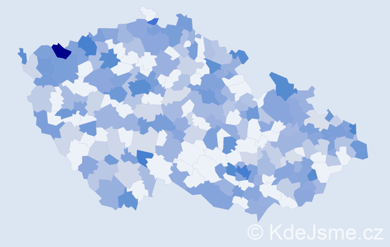 Jméno: 'Katarina', počet výskytů 467 v celé ČR