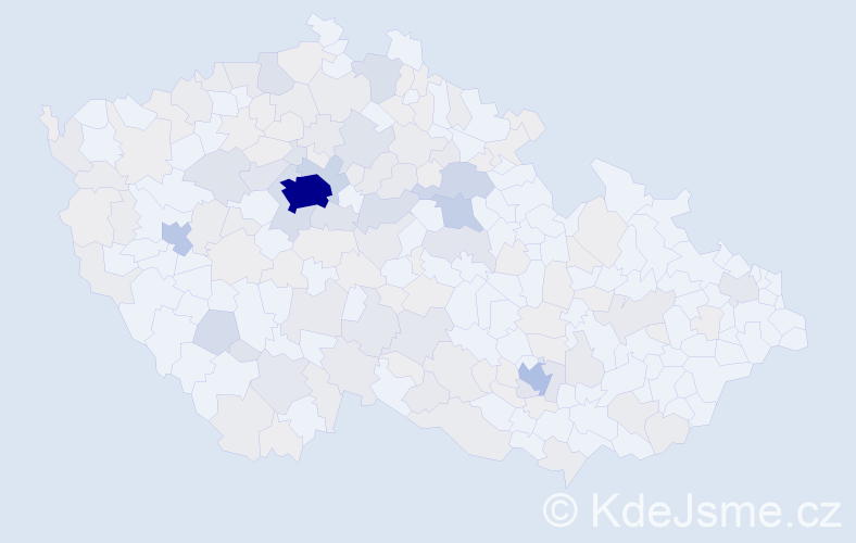 Jméno: 'Vasylyna', počet výskytů 477 v celé ČR