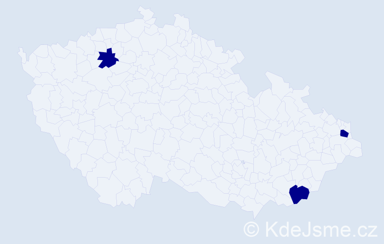 Jméno: 'Samuel Lukas', počet výskytů 3 v celé ČR