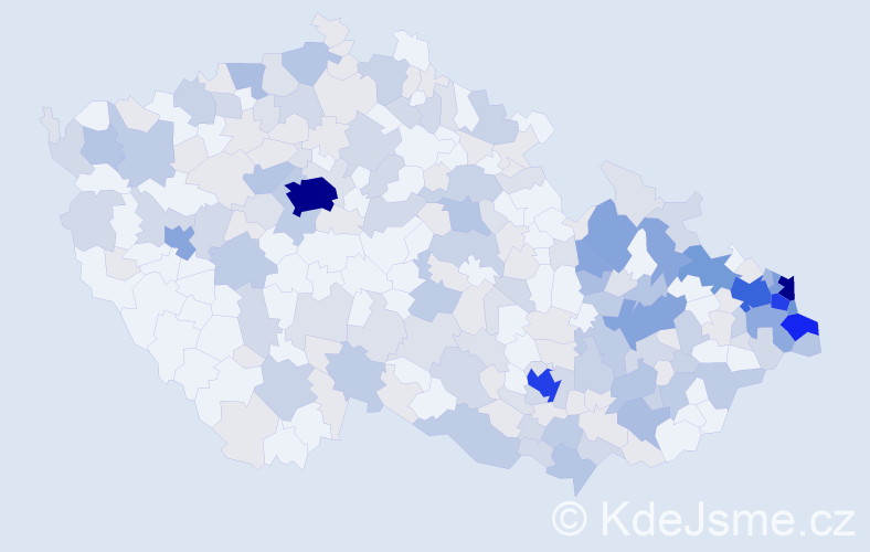 Jméno: 'Boleslav', počet výskytů 671 v celé ČR