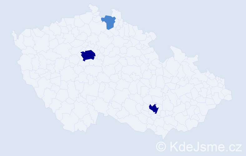 Jméno: 'Lian', počet výskytů 7 v celé ČR