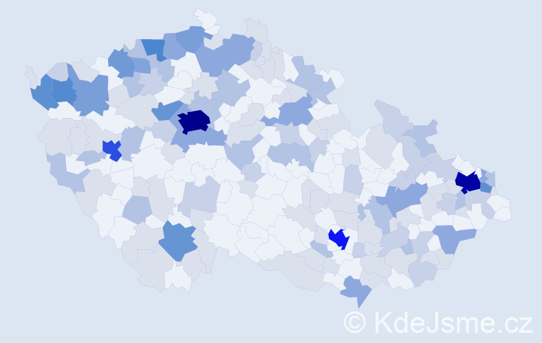 Jméno: 'Melisa', počet výskytů 376 v celé ČR