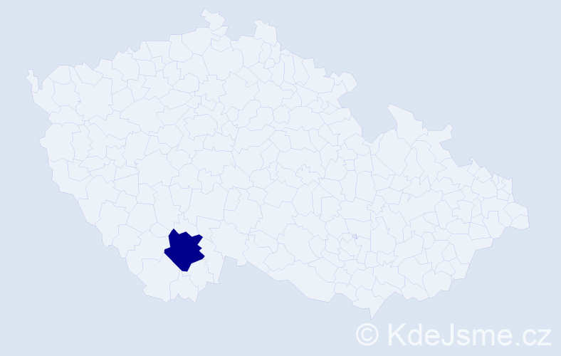 Jméno: 'Yehiel', počet výskytů 1 v celé ČR