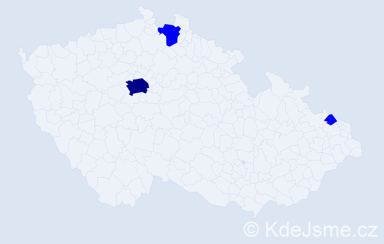 Jméno: 'Stella Rose', počet výskytů 4 v celé ČR