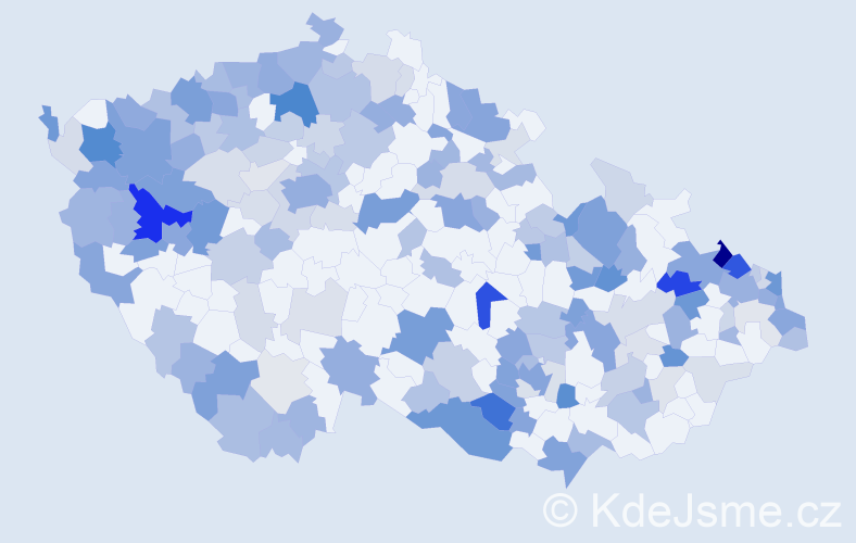 Jméno: 'Arnoštka', počet výskytů 402 v celé ČR