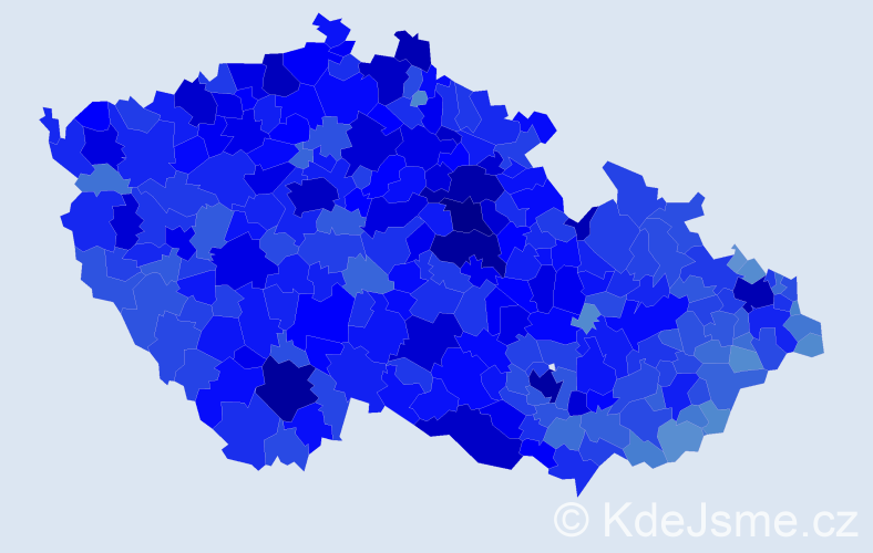 Jméno: 'Milan', počet výskytů 107458 v celé ČR