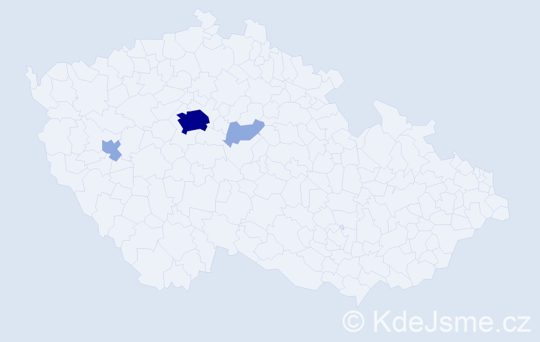 Jméno: 'Abror', počet výskytů 7 v celé ČR