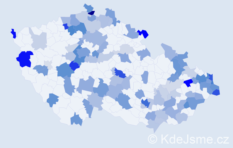 Jméno: 'Matúš', počet výskytů 202 v celé ČR