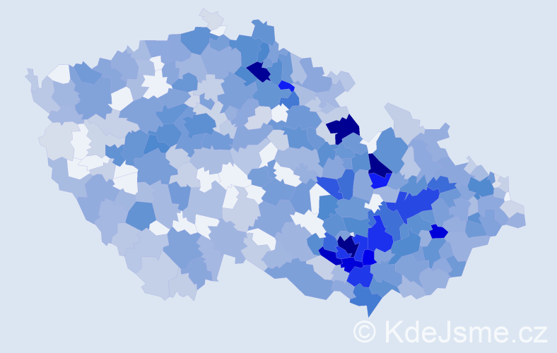 Jméno: 'Radoslava', počet výskytů 1396 v celé ČR