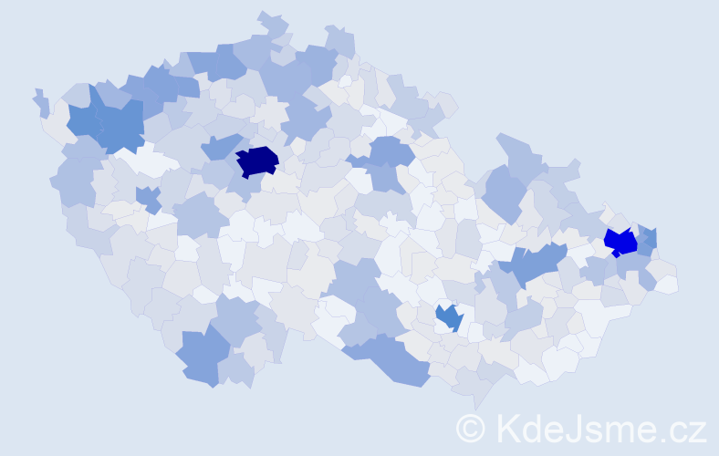 Jméno: 'Imrich', počet výskytů 1111 v celé ČR