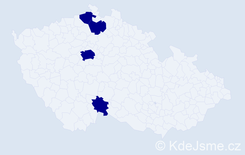 Jméno: 'Radim Josef', počet výskytů 4 v celé ČR