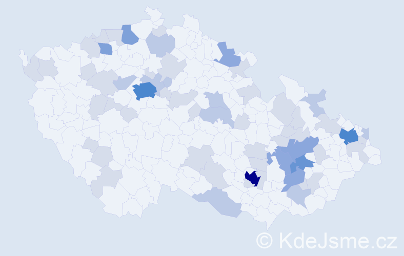 Jméno: 'Diego', počet výskytů 125 v celé ČR