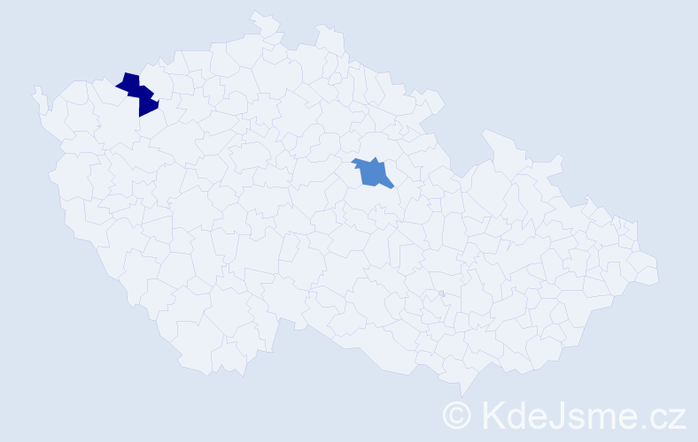 Jméno: 'Trong Linh', počet výskytů 2 v celé ČR