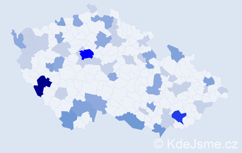 Jméno: 'Ioan', počet výskytů 121 v celé ČR
