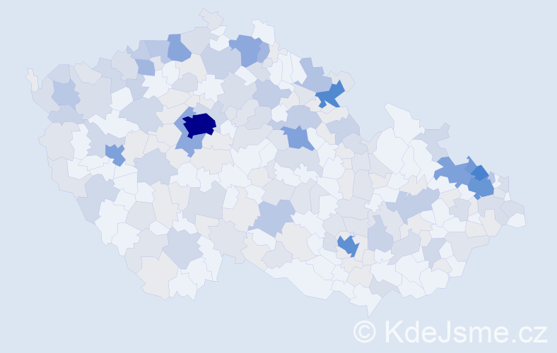 Jméno: 'Rita', počet výskytů 585 v celé ČR