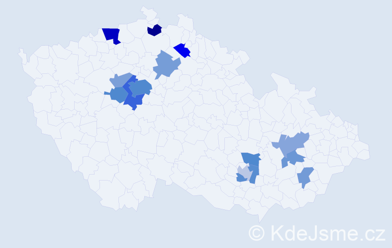 Jméno: 'Khaled', počet výskytů 28 v celé ČR