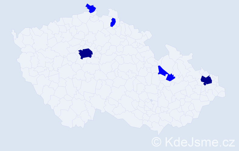 Jméno: 'Renát', počet výskytů 8 v celé ČR