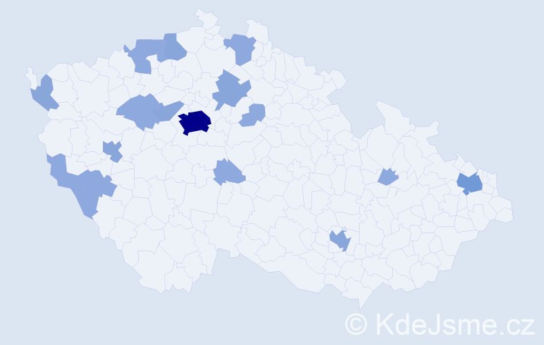 Jméno: 'Quynh Anh', počet výskytů 34 v celé ČR