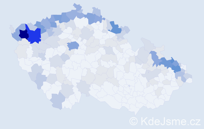 Jméno: 'Horst', počet výskytů 409 v celé ČR