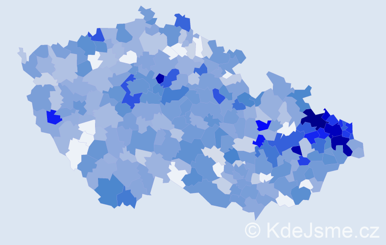 Jméno: 'Valérie', počet výskytů 1454 v celé ČR