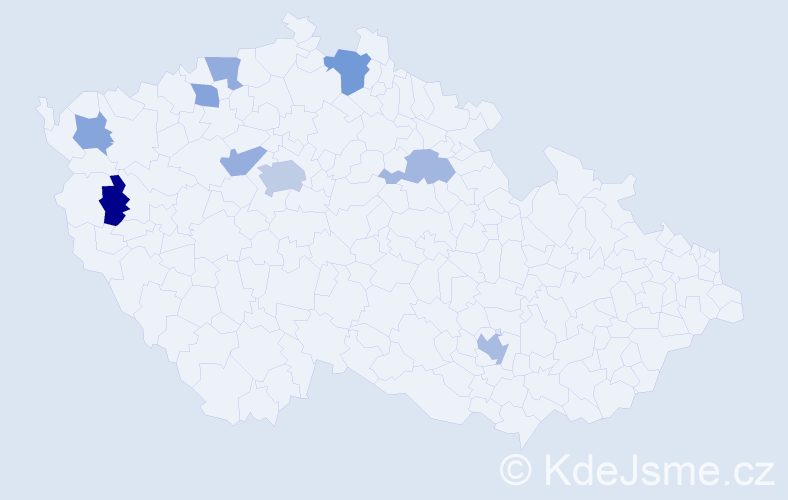 Jméno: 'Renné', počet výskytů 14 v celé ČR