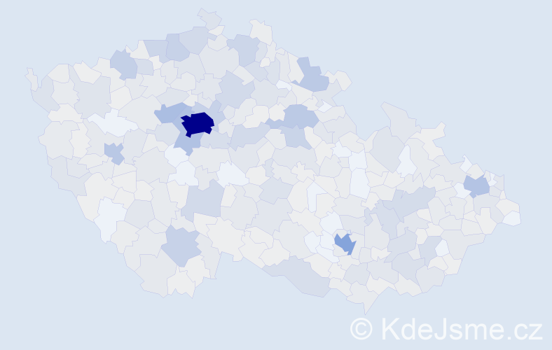 Jméno: 'Anna Marie', počet výskytů 1033 v celé ČR