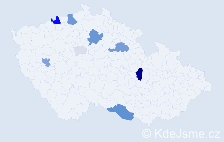 Jméno: 'Ha Linh', počet výskytů 8 v celé ČR