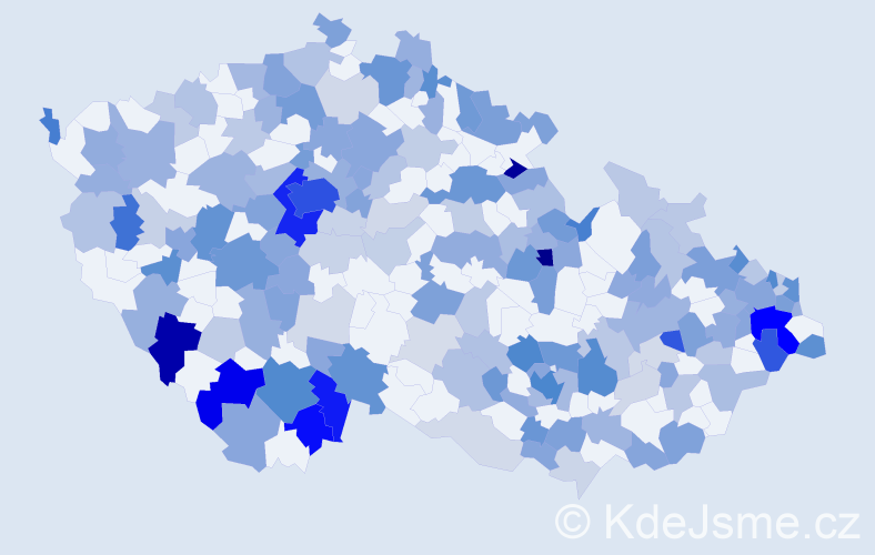 Jméno: 'Felix', počet výskytů 426 v celé ČR