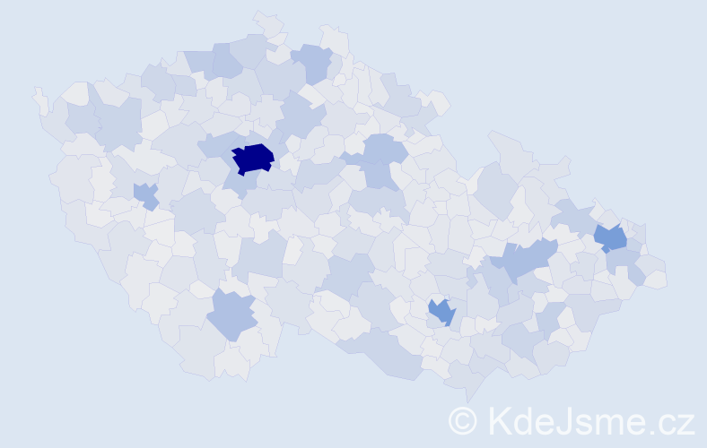 Jméno: 'Petr', počet výskytů 273034 v celé ČR