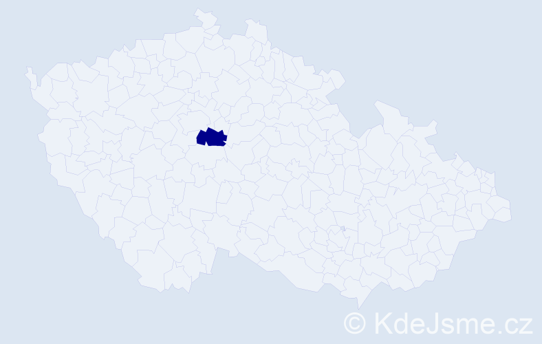 Jméno: 'Januša', počet výskytů 1 v celé ČR
