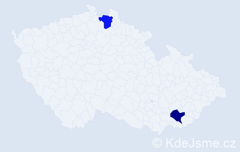 Jméno: 'Matouš Marek', počet výskytů 2 v celé ČR
