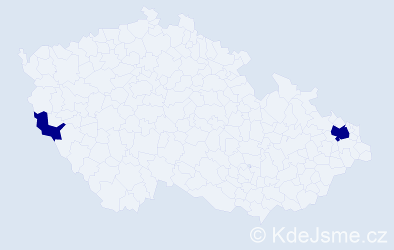 Jméno: 'Tien Vu', počet výskytů 2 v celé ČR