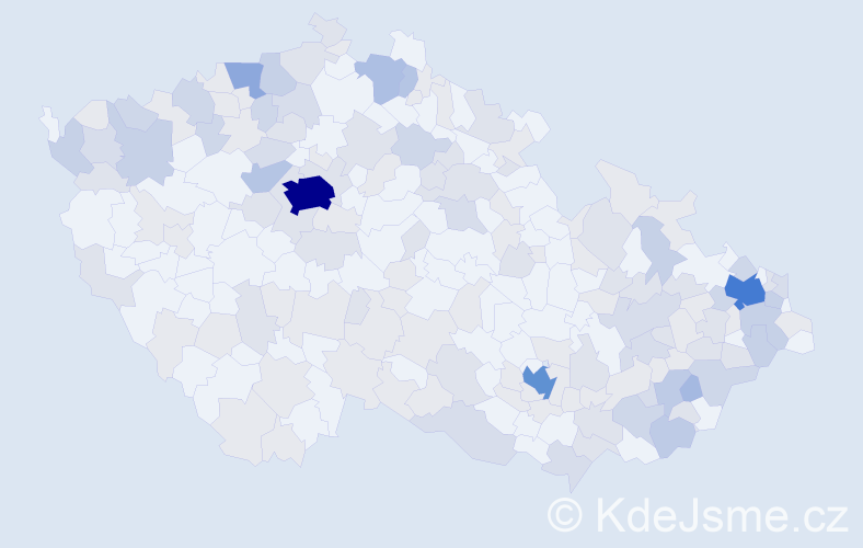 Jméno: 'Aranka', počet výskytů 389 v celé ČR