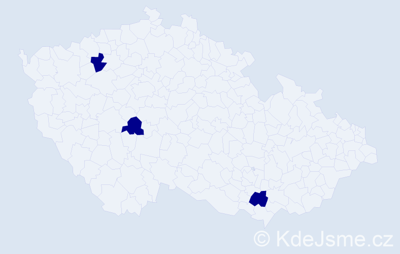 Jméno: 'Wolf Dieter', počet výskytů 3 v celé ČR