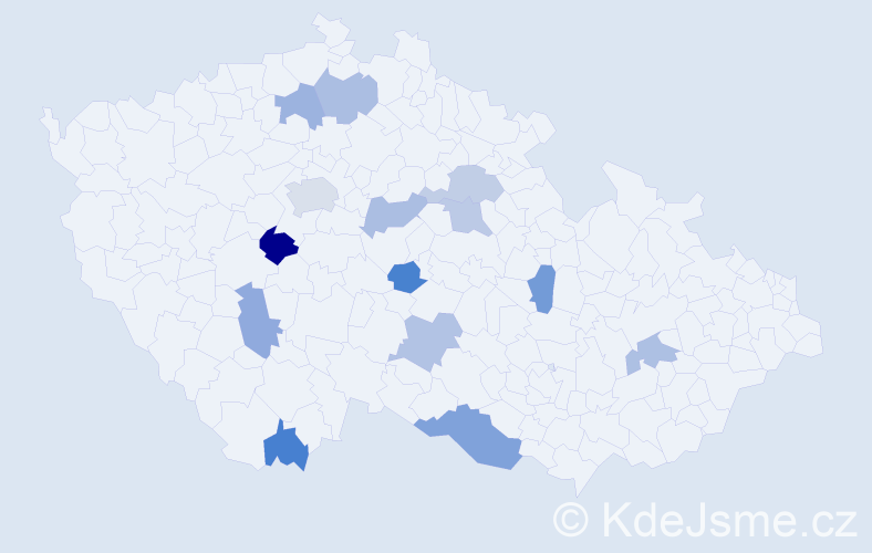 Jméno: 'Bayarsaikhan', počet výskytů 18 v celé ČR