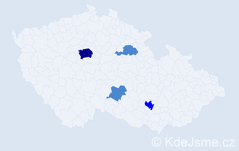 Jméno: 'Paul Michael', počet výskytů 7 v celé ČR