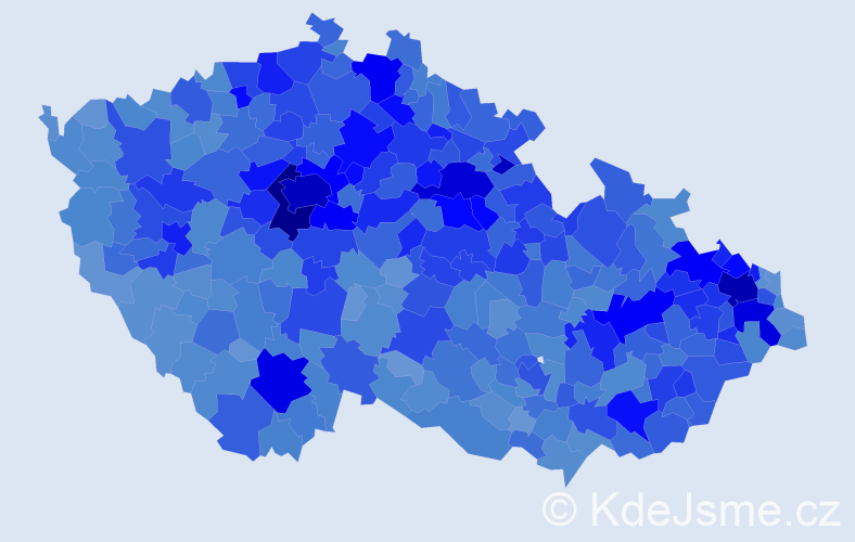 Jméno: 'Adéla', počet výskytů 38847 v celé ČR