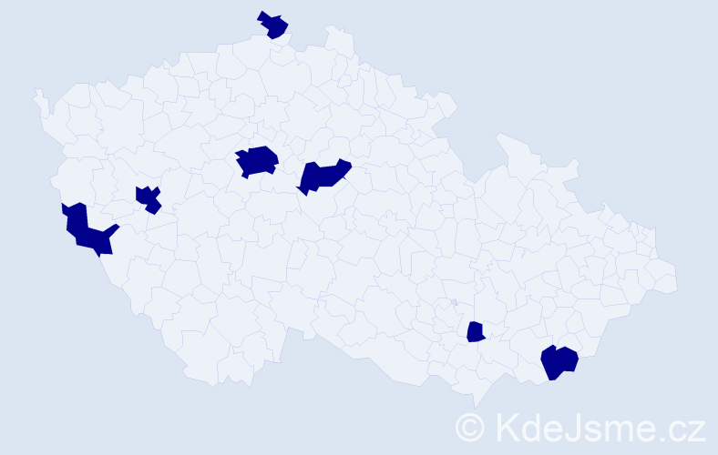 Jméno: 'Jan Prokop', počet výskytů 7 v celé ČR