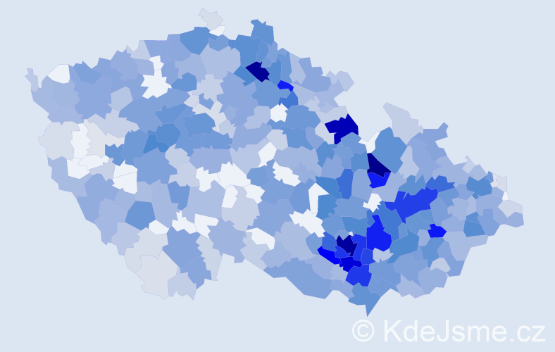 Jméno: 'Radoslava', počet výskytů 1322 v celé ČR