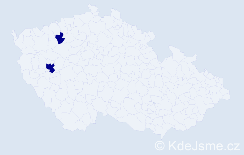 Jméno: 'Yoichiro', počet výskytů 2 v celé ČR