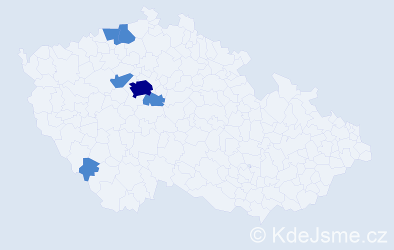 Jméno: 'Narek', počet výskytů 8 v celé ČR