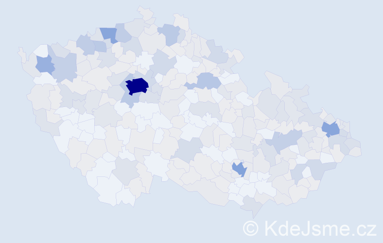 Jméno: 'Marianna', počet výskytů 649 v celé ČR
